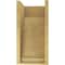 Ekena Millwork 9"W x 9"D x 18"H Wide Van Buren Rough Cedar Woodgrain TimberThane Corbel, Primed Tan CORUR09X09X18VANRCPR - alternate 2